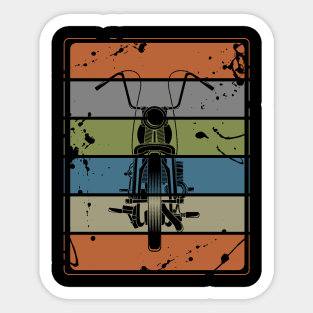 Retro Vintage Motorcycle Sticker